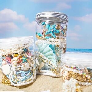 Ocean Themed Jewelry Jars